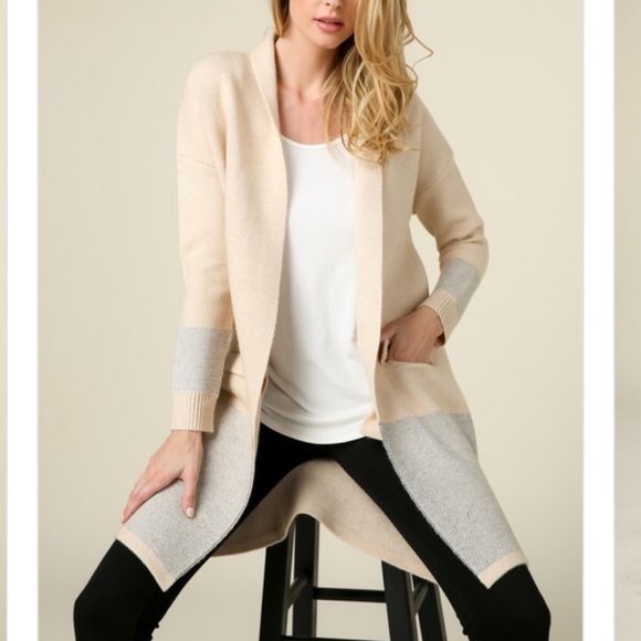 LAST1️⃣🆕Oatmeal Grey Coatigan - Picture 3 of 7